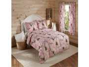 Realtree AP Mini Comforter Set Twin Pink Camo