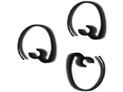 3 Earhooks for Blackberry HS700 HS500 HS300 HS 700 HS 500 HS 300 Wireless Bluetooth Headset Headsets Ear Hooks Loops Clips Stabilizers Earloops Earclips R