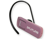 ZFUTURE Bluetooth Mini Headset Ruby with Volume Control charger and extra set of gels.