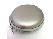 Silver Color Leather Case Pocket Size Holder Case for Plantronics Backbeat Go Marque 2 M165 Marque M155 M55 M50 M28 M25 M24 M20 Savor M1100 M100 MX100
