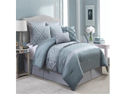 Luxury Home Stratton Comforter Set Queen 8 Piece Set
