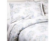 Simply Shabby Chic Twin Bed Comforter Set Pretty Blue Floral 2 Piece