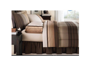 Mainstays Ombre Bed in a Bag Bedding Set Tan Twin