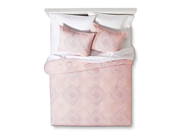 Room Essentials Diamond Printed Comforter Coral Twin XL 16543975