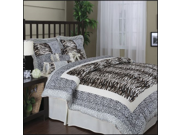 Luxury Textured Mirage 7 Piece Comforter Set by Nanshing King Size