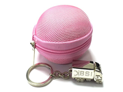 BSI Pink EVA Case for Plantronics Explorer 500 Wireless Bluetooth Headset Bag Holder Pouch Box Pocket Size Protection Save Free Silver Metal Truck Keychain wi