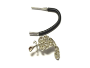 BSI 1pc Replacement Metal Earhook for BlueAnt Q3 Q2 and Q1 Wireless Bluetooth Headset Nice Crystals Feather Brooch