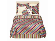 Dots Stripes Spice Twin Comforter set