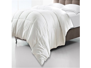 Clara Clark White Goose Down Alternative Comforter Duvet King California King Feather Light and Warm Edition