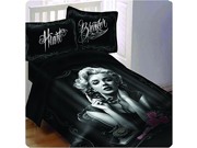 DGA David Gonzalez Art Heart Breaker Marilyn Monroe Super Soft Luxury Comforter Set Queen 3 Piece