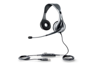 Jabra UC VOICE 150 MS Duo Lync Optimized Corded Headset for Softphone