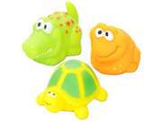 Vital Baby Play n Splash Jungle Critter Friends Bathtime Toys 2 Packs Of 3 Count = 6 Count