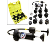 18pc Radiator Leak Pressure Tester Detector Checker Pump Kit Tool Car Truck Auto