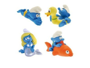 Plastoy Smurfs Bath Toy Set 4 Pieces