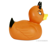 Orange Devil Duckie Rubber Duck