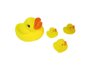 DCS Duck Family Baby Bathing Toys 4 Set Lovely Ducklings Small Yellow