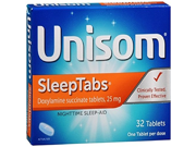 Unisom SleepTabs Tablets 32 Count Per Box 6 Boxes