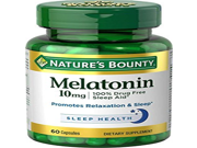 Natures Bounty Melatonin 10 mg Capsules Maximum Strength 60 CP Buy Packs and SAVE Pack of 5