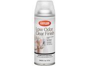 Krylon 227037 Low Odor Clear Finish Aerosol Spray Gloss 11 Ounces