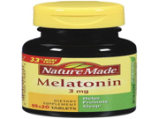 Nature Made Melatonin 3mg 60 Tablets Pack of 3