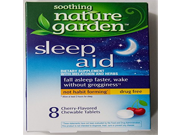 Soothing Nature Garden Sleep Aid Remedy 4 Boxes Total 32 Cherry tablets