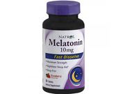 Natrol Fast Dissolve Melatonin Tablets 10 mg Strawberry 60 ea Pack of 2