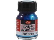 Viva Decor Precious Metal Color 25ml Pkg Blue Azure