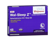Walgreens Wal Sleep Z Sleep Aid Softgels 48 ea by Walgreens