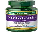 Nature s Bounty Melatonin 5 mg Bi Layer Tablets 60 ea Buy Packs and SAVE Pack of 2