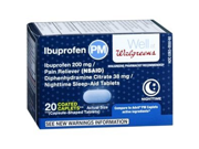 Walgreens Ibuprofen PM Coated Caplets 20 Each