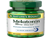 Natures Bounty Melatonin 10 mg Capsules Maximum Strength 60 CP Buy Packs and SAVE Pack of 3