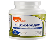 Zahler L Tryptophan 500mg Supplement Supports Sleep Mood and Relaxation Certified Kosher 60 Capsules