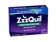 ZzzQuil Nighttime Sleep Aid Liquicaps 72 Count