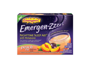 Emergen C Emergen zzzz Nighttime Sleep Aid with Melatonin Peach 24 ea Pack of 4