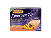 Emergen C Emergen zzzz Nighttime Sleep Aid with Melatonin Peach 24 ea Pack of 6