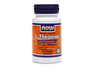 NOW Foods Theanine 200mg with Inositol Vcaps 60 ea