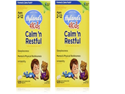 Hylands 4 Kids Natural Calmn Restful Tablets Natural Symptomatic Relief of Sleeplessness and Restlessness in Kids 125 Count Pack of 2
