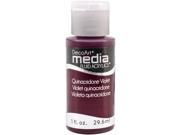 Media Fluid Acrylic Paint 1oz Quinacridone Violet Series 4