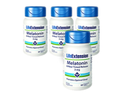 Life Extension Melatonin 6 Hour Timed Release 3mg 60 Vegetarian Tablets 4 Pak