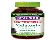 Vitafusion Extra Strength Melatonin Blackberry 5mg 120 Count