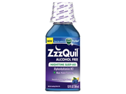 ZzzQuil Nighttime Sleep Aid Alcohol Free Soothing Mango Berry Flavor Liquid 12 Ounce