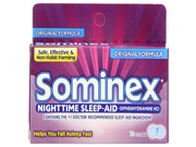 Sominex Original Formula Tablets 16 Count Pack of 5