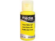 Media Fluid Acrylic Paint 1oz Hansa Yellow Light Series 2