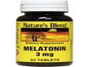 Natures Blend Melatonin 3 mg 60 Tablets PACK OF 3