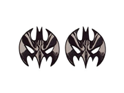DC Comics The Justice League Batman Mask Logo 2 Pack Patch Iron On Gift Set