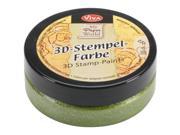 3D Stamp Paint 50ml Grass Green Metallic