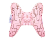 Baby Elephant Ears Head Support Pillow Pink Mod Square