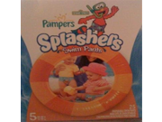 Pampers Splashers Disposable Swim Pants featuring Sesame Streets Elmo Size 5 30 40 lb. 14 18 kg. Pack of 25