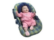 Sunshine Kids Snuggle Soft Infant Support for Car Seat Stroller Blue