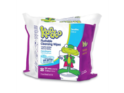 Kandoo Flushable Magic Melon Wipes 100 Count Refills Pack of 6